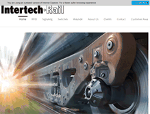 Tablet Screenshot of intertechrail.com
